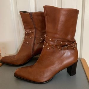 Brazilian Leather Boots Size 8
